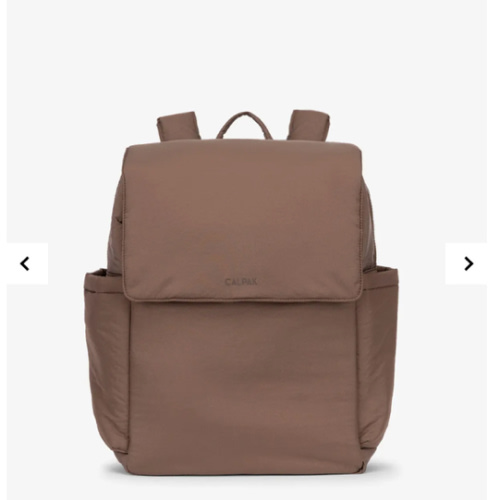 Diaper Backpack with Laptop Sleeve - HAZELNUT