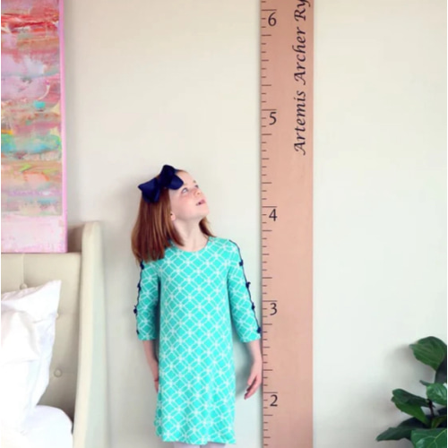Ruler Growth Chart for Kids - see personalization details