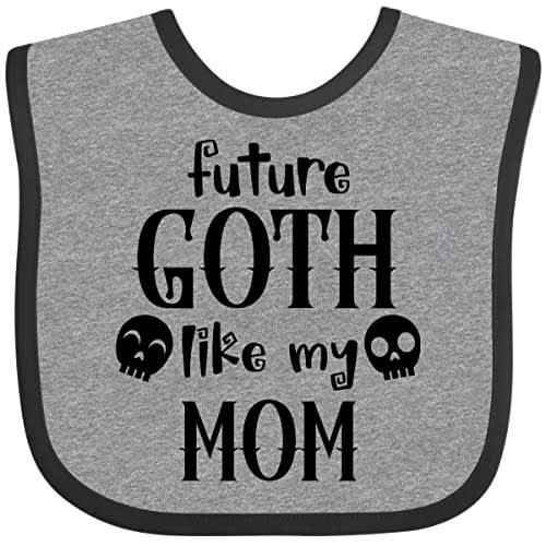 inktastic Future Goth Like My Mom with Skulls Baby Bib