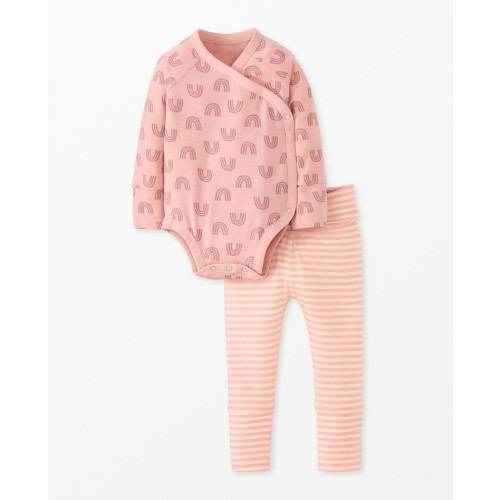 Baby Layette Wrap Top & Wiggle Pants in HannaSoft™ | Hanna Andersson