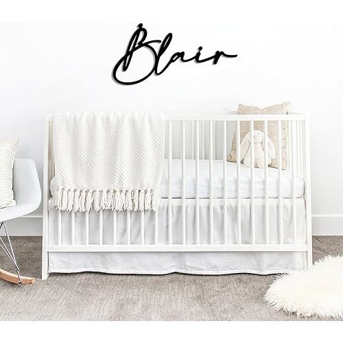 Custom Nursery Name Sign, Personalized Baby Room Wall Decor, Handmade Wooden Name Sign, Gender-Neutral Nursery Art, Unique Baby Shower or Newborn Gift