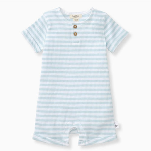 Rib Stripe Organic Cotton Baby Romper – Burt's Bees Baby
