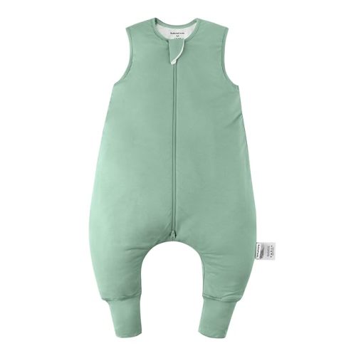 BubblePanda Toddler Sleep Sack with Feet 12-24 Months 100% Cotton Wearable Blanket with Legs 1t-2t Baby Sleep Bag Walker 0.5 Tog Summer Lightweight Thin Soft 2-Way Zipper
