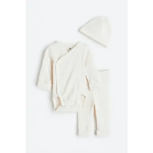 Adjustable-fit Set, Natural white melange