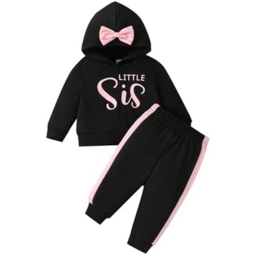 Infant Baby Girl Clothes Long Sleeve Hoodie Sweatshirt Pants Toddler Fall Winter Outfits Set
