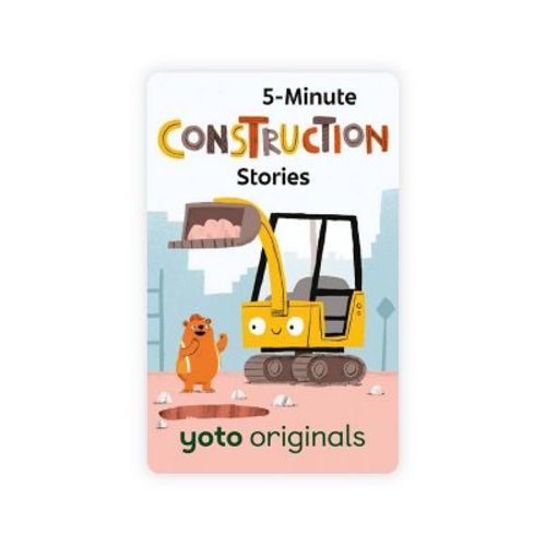 Yoto 5 Minute Construction Stories Audio Card