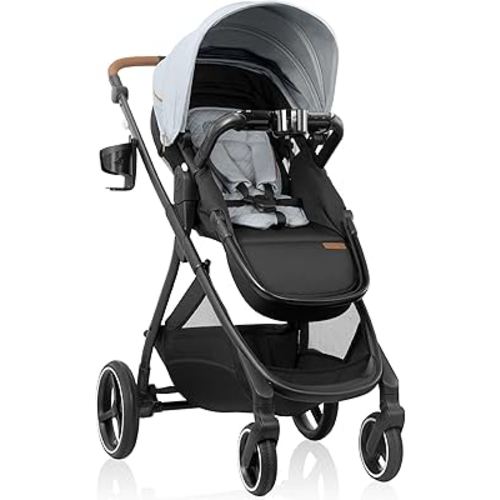 Evenflo Shyft Intuiti+ Stroller with Green & Gentle Fabric (Quartz)