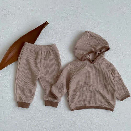 2 piece baby solid color set