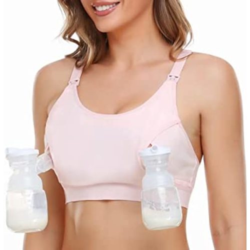 Lupantte Hands Free Pumping Bra, Breast Pump Bra, Adjustable Breastfeeding  Nursing Bra for Holding Breast Pumps Like Spectra, Lansinoh, Philips Avent,  Ameda, Bellababy,etc. (Small, Black) : : Clothing, Shoes &  Accessories