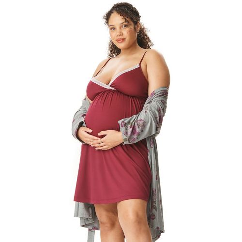 Maternity Motherhood® Robe & Chemise Set