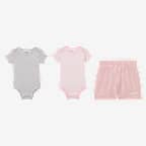 Nike Essentials Baby 3-Piece Striped Swooshfetti Set. Nike.com