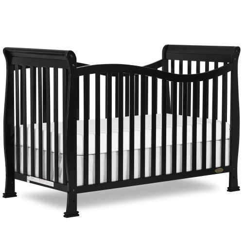 Dream On Me Violet 7-in-1 Convertible Crib Black