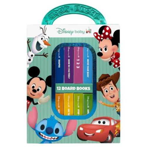 Disney Baby - My First Library 12 Board Book Block Set - by Phoenix