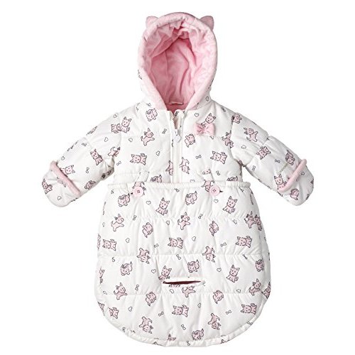 LONDON FOG Newborn Infant Baby Girl Boy Puffer Carbag Pram Bag Snowsuit Bunting