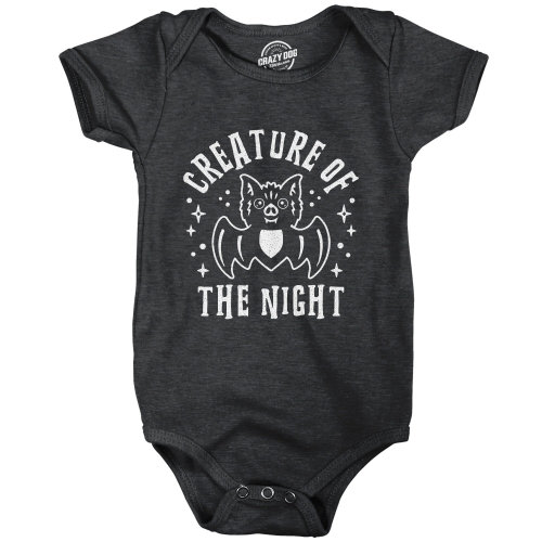 Creature Of The Night, Vampire Halloween Baby ROMPER, Baby Halloween Costume, Halloween Baby Shower Gift, Halloween Clothes, Bat Costumes