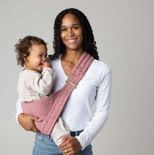 The Monarch Toddler Sling - Mauve Wings – Mabē