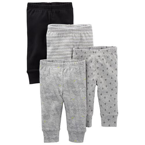 Simple Joys by Carter's Unisex Babies' Pant, Pack of 4