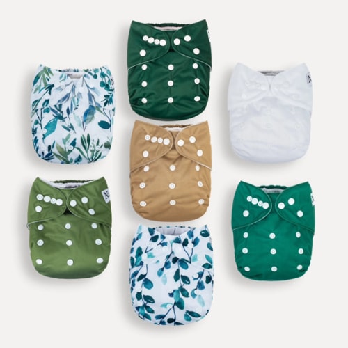 Cloth diapers (pack of 7)