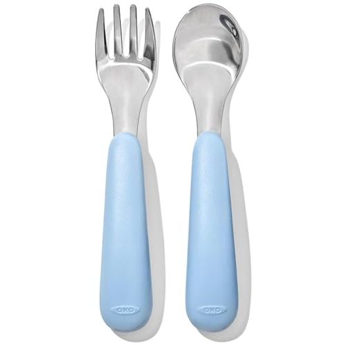 OXO Tot Fork and Spoon Set - Dusk