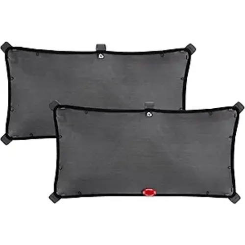 Munchkin® Brica® Magnetic Stretch to Fit™ Sun Shade, Black, 2 Pack