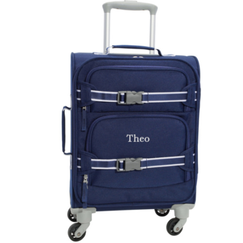 Mackenzie Navy Solid Ultimate Luggage | Pottery Barn Kids