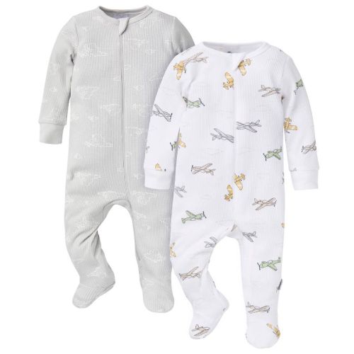 Gerber Baby Boys' 2-Pack Sleep 'N Plays, Playground, Newborn