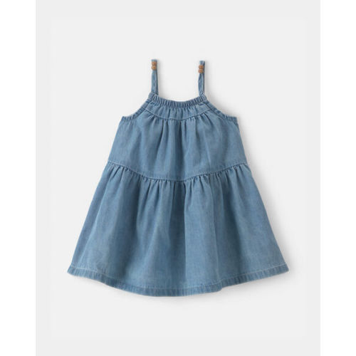Baby Girl Denim Chambray Dress - Light Wash - OshKosh B'gosh | Carter's