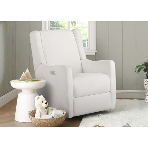 Mercer Electronic Power Recliner and Swivel Glider with USB Port in LiveSmart Performance Fabric