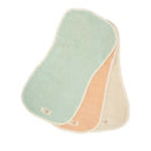 Little Fishies Gauze Burping Cloth Bundle - 3 Pack - Seafoam / Peach Fuzz / Natural | Sand Cloud