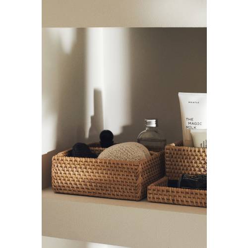 SMALL RATTAN ORGANIZER