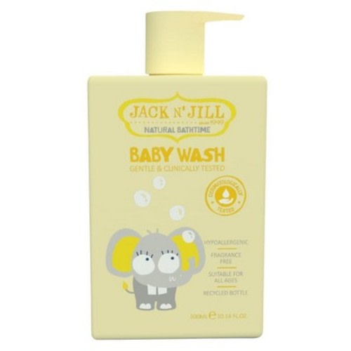 Jack N' Jill Baby Wash Gentle & Clinically Approved | Fragrance Free | Newborns | Dermatologically Approved