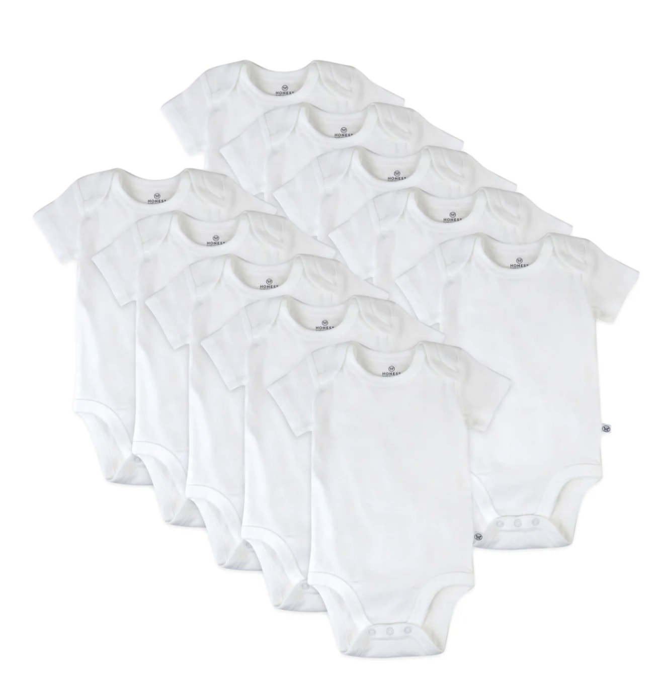 10-Pack Organic Cotton Short Sleeve Bodysuits | Honest Baby Clothing