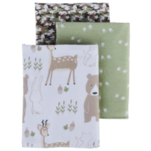 Bass Pro Shops Woodland Baby Receiving Blanket 3-Pack