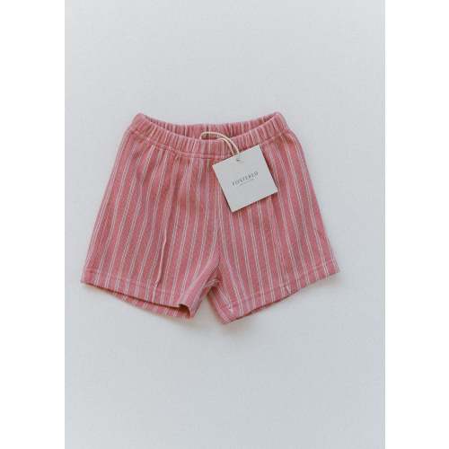 Striped Terry Shorts- Pink – Fostered Collection