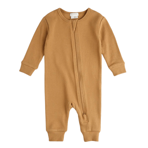 Tan Modal Rib Sleeper