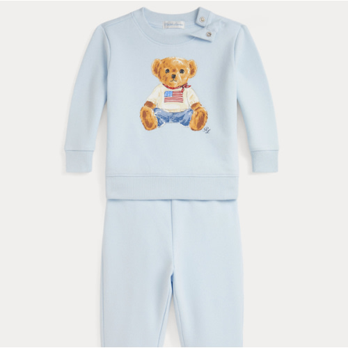 Polo Bear Fleece Sweatshirt & Pant Set (6 Months)