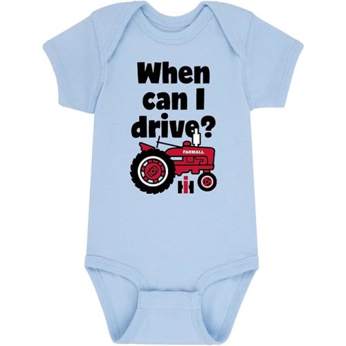 International Harvester - When Can I Drive - Infant Baby One Piece