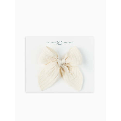 Muslin Bow Hair Clip