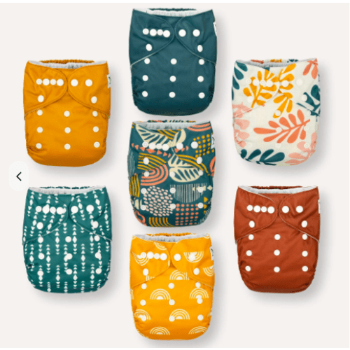 Reusable Cloth Diapers (7 pack) - The Keys