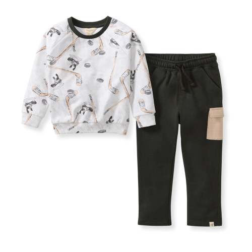 Hockey Season Sweatshirt & Pants Set – Burt's Bees Baby