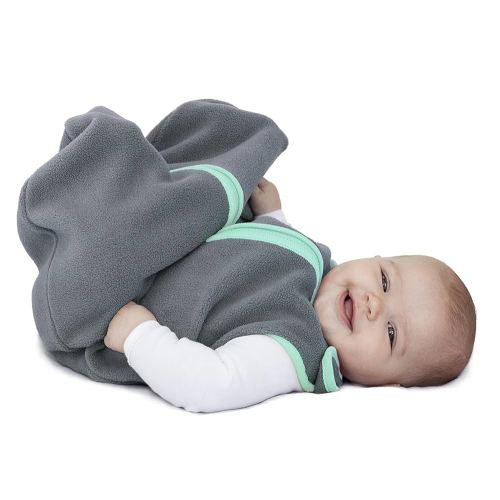 Sleep nest Fleece Baby Sleeping Bag, Lake Green, Medium (6-18 Months)