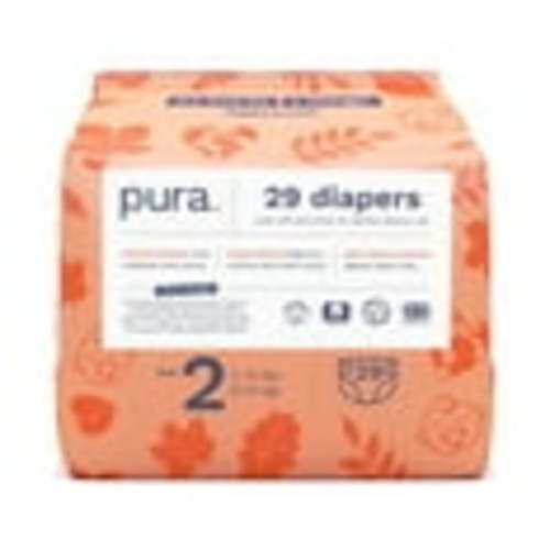 (2 pack) Pura Sensitive Soft Sustainable Baby Diapers Size 2, 29 Count (Choose Your Size and Count)
