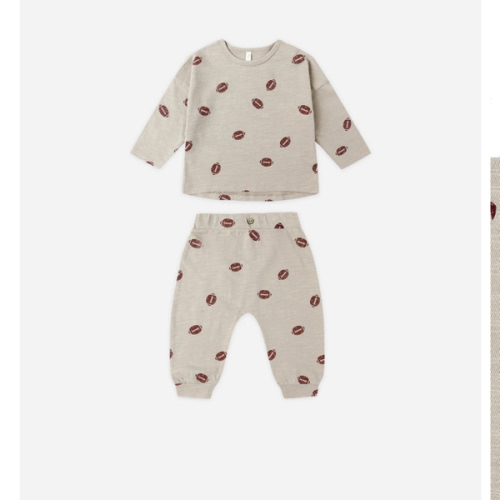 Tee + Pant Set || Footballs – Rylee + Cru