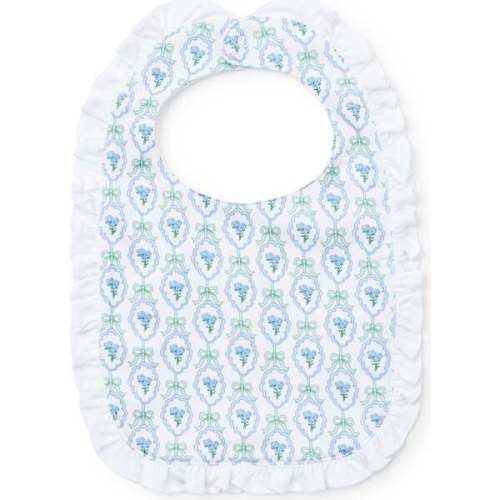 Ruffled Girls' Bib, Hampton Blooms - Lila + Hayes | Maisonette
