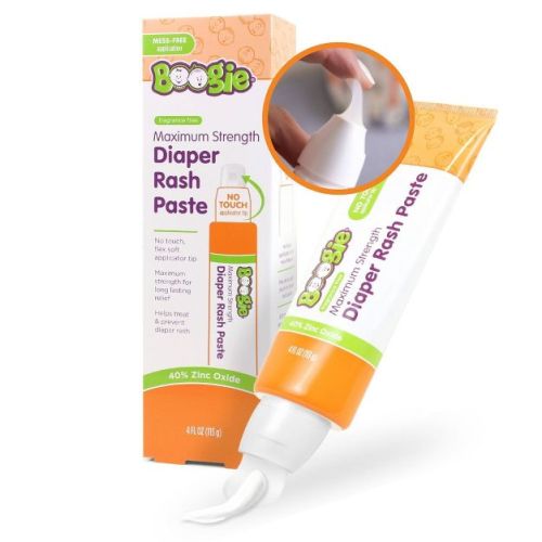 Boogie No Touch Maximum Strength Diaper Rash Cream with Spatula Applicator in Tube - 4oz