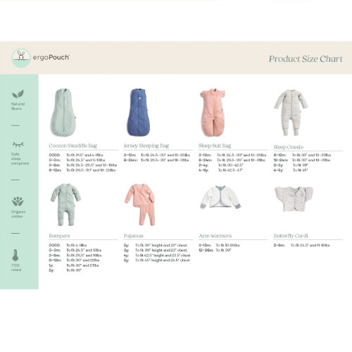 Cocoon Swaddle Sack 2.5 Tog - Oatmeal Marle