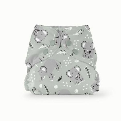 Esembly Cloth Diaper Outer Reusable Diaper Cover & Swim Diaper - Dove - Size 2