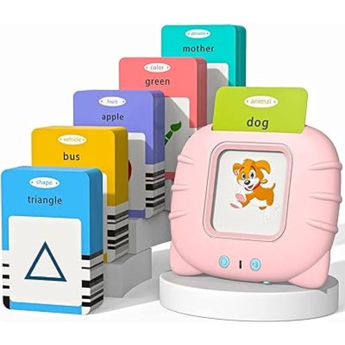 Toddler Learning Toys for 2 3 4 5 Year Old Girls, Autism Sensory Toys for Autistic Children, Speech Therapy Toys, 112 Cards - 224 Sight Words Talking Flash Cards