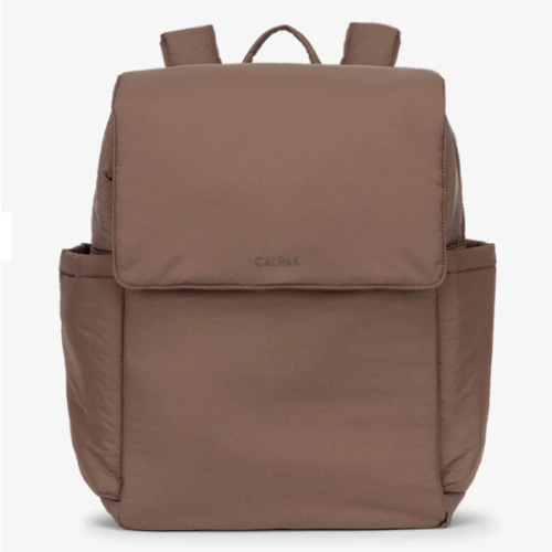 Diaper Backpack with Laptop Sleeve - HAZELNUT