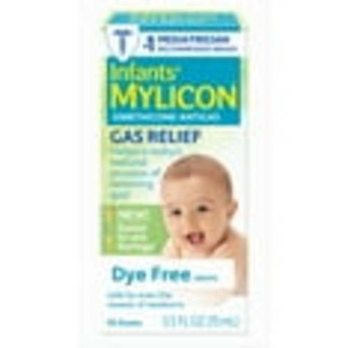 Infants' Mylicon Gas Relief Drops & Syringe, Dye Free, 0.5 fl oz